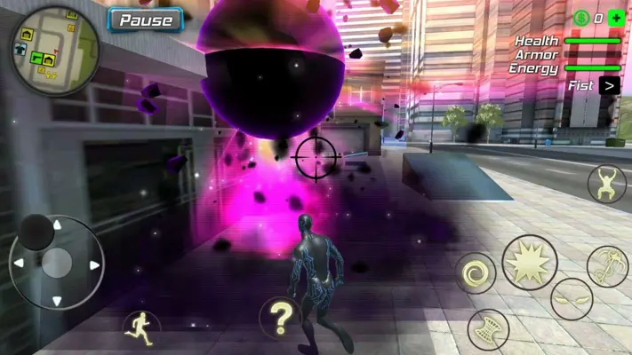 Black Hole Hero Vice Vegas Rope Mafia android App screenshot 5